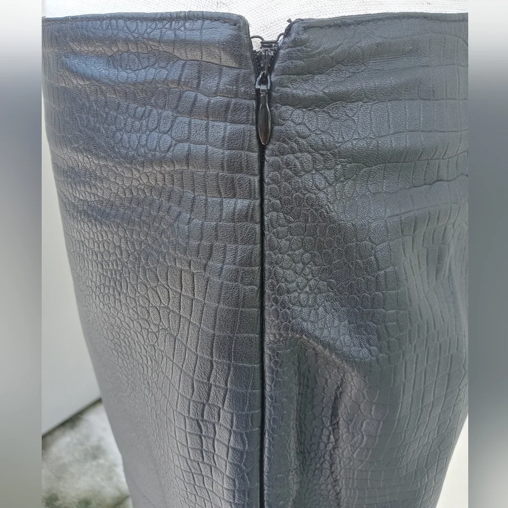 Style & Co. Collection‎ Genuine Leather Skirt